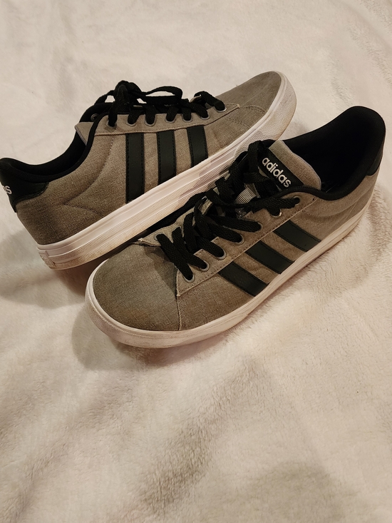 adidas Other - Adidas Men's Casual Canvas Sneakers in Olive Gray
